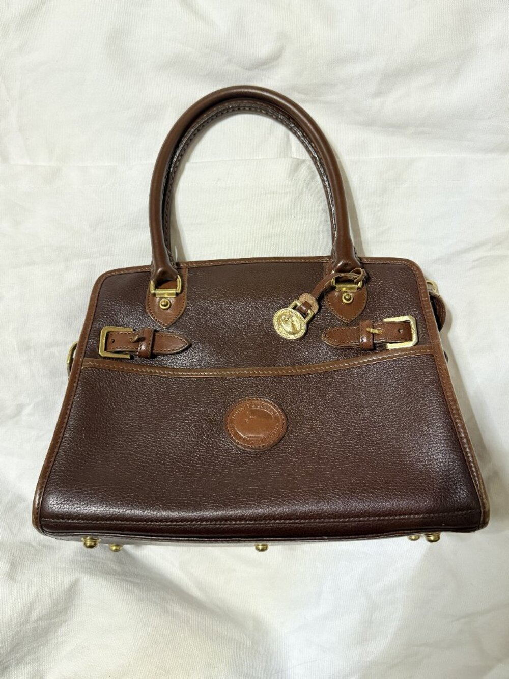 Dooney & Bourke Leather Satchel Handbag Vintage